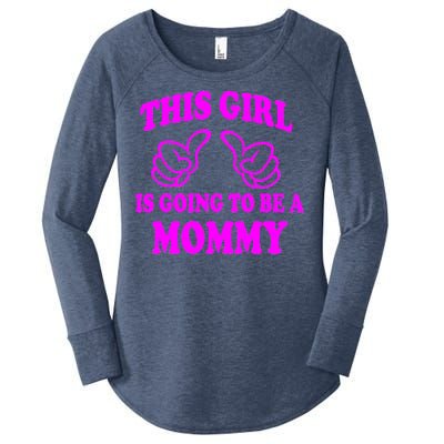 This Girl Is Going To Be A Mommy Women's Perfect Tri Tunic Long Sleeve Shirt