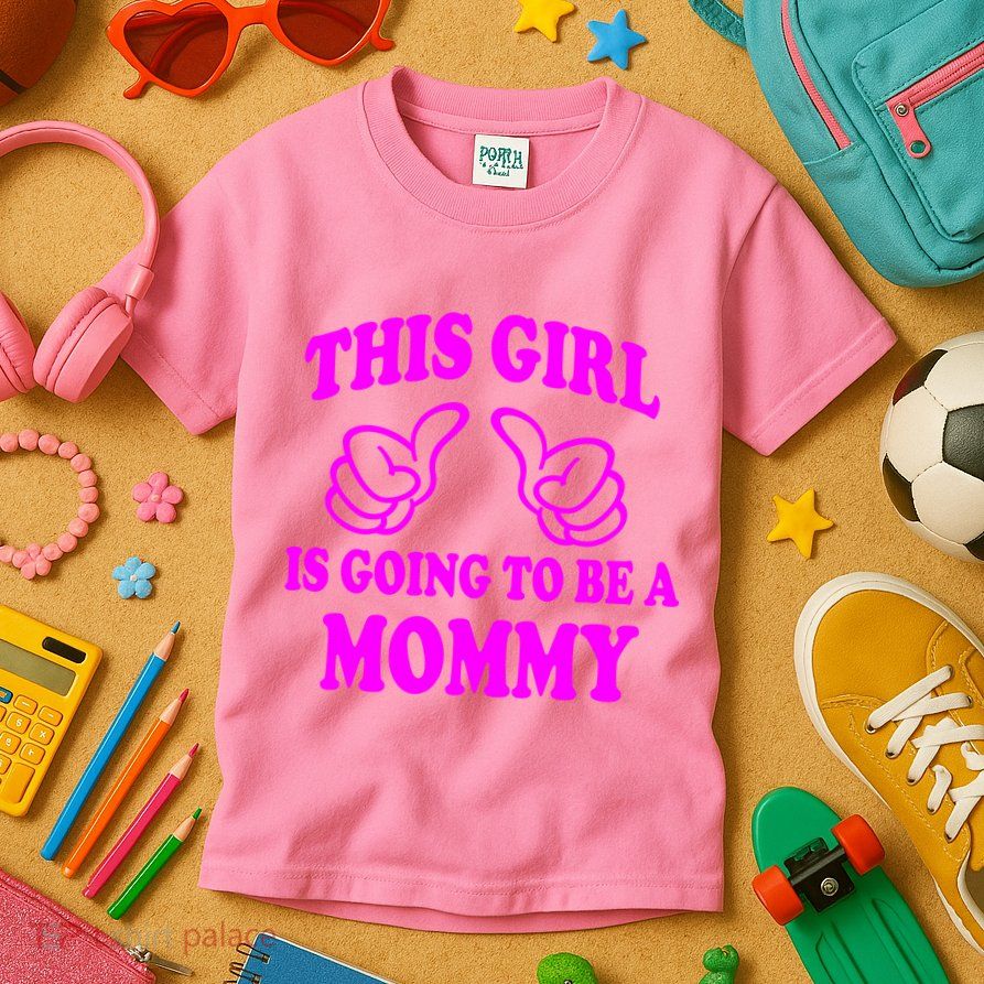 This Girl Is Going To Be A Mommy Kids T-Shirt