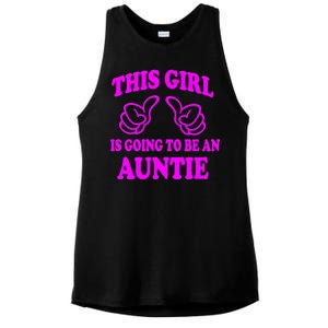 This Girl Is Going To Be An Auntie Ladies PosiCharge Tri-Blend Wicking Tank