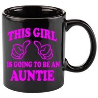 This Girl Is Going To Be An Auntie 11oz C Handle Ceramic Mug
