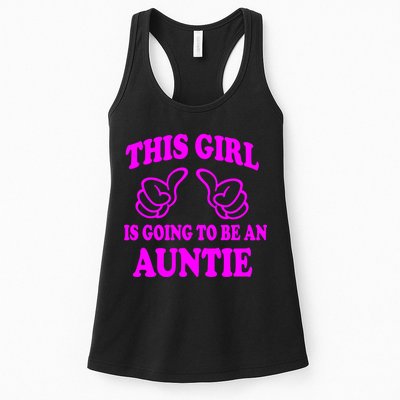 This Girl Is Going To Be An Auntie Womens Tank Top