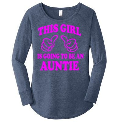 This Girl Is Going To Be An Auntie Women's Perfect Tri Tunic Long Sleeve Shirt