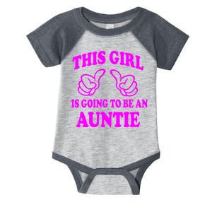 This Girl Is Going To Be An Auntie Infant Baby Jersey Bodysuit