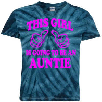 This Girl Is Going To Be An Auntie Kids Tie-Dye T-Shirt