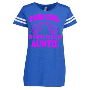 This Girl Is Going To Be An Auntie Enza Ladies Jersey Football T-Shirt