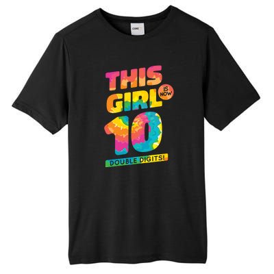 This Girl Is Now 10 Double Digits Tall Fusion ChromaSoft Performance T-Shirt