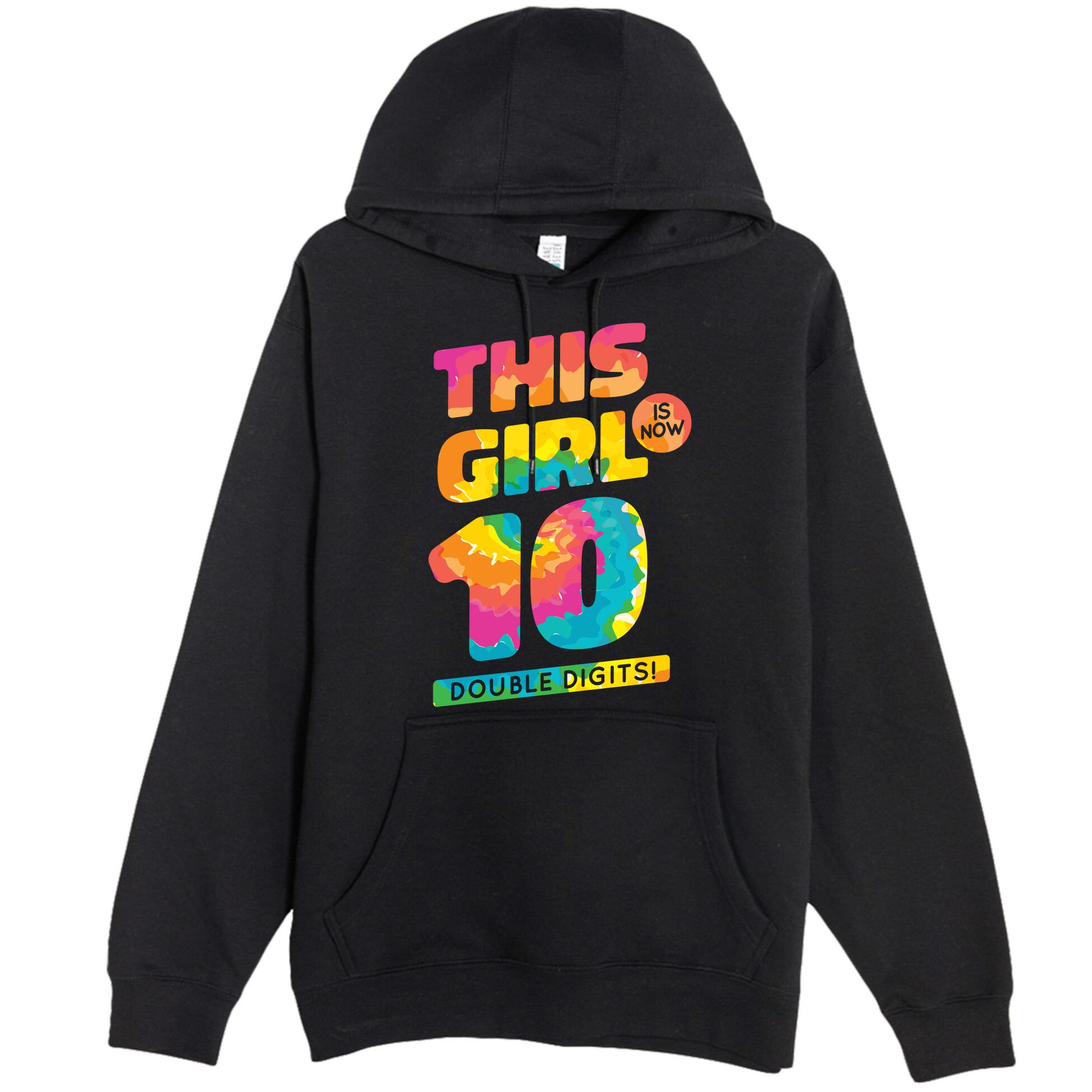 This Girl Is Now 10 Double Digits Premium Pullover Hoodie