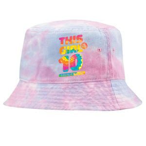 This Girl Is Now 10 Double Digits Tie-Dyed Bucket Hat