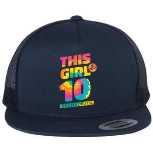 This Girl Is Now 10 Double Digits Flat Bill Trucker Hat