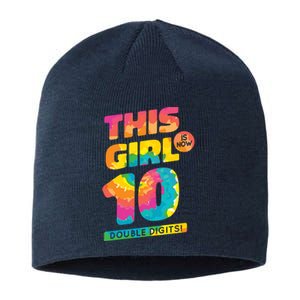 This Girl Is Now 10 Double Digits Sustainable Beanie