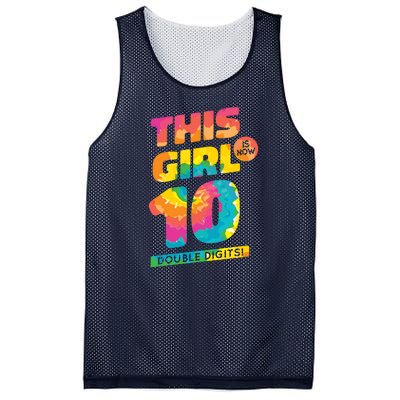 This Girl Is Now 10 Double Digits Mesh Reversible Basketball Jersey Tank