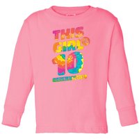 This Girl Is Now 10 Double Digits Toddler Long Sleeve Shirt