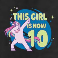 This Girl Is Now 10 Years Old 7 Panel Mesh Trucker Snapback Hat