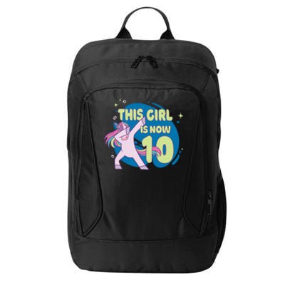 This Girl Is Now 10 Years Old City Backpack