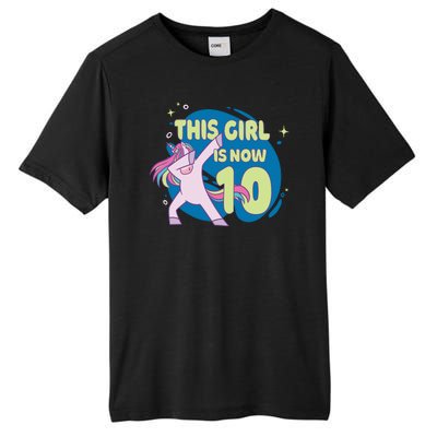 This Girl Is Now 10 Years Old Tall Fusion ChromaSoft Performance T-Shirt