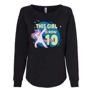 This Girl Is Now 10 Years Old Womens California Wash Sweatshirt