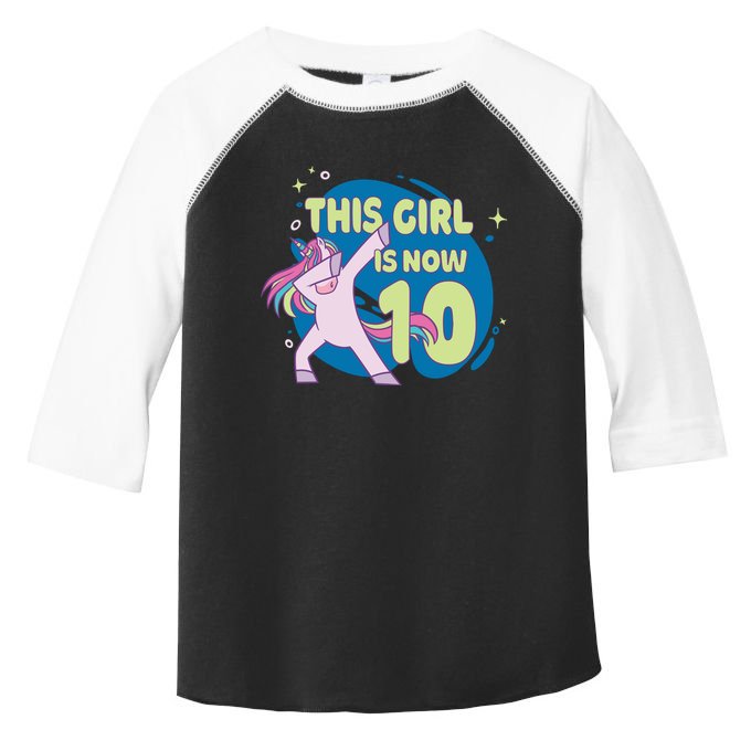 This Girl Is Now 10 Years Old Toddler Fine Jersey T-Shirt