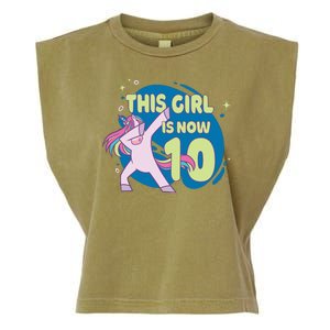 This Girl Is Now 10 Years Old Garment-Dyed Women's Muscle Tee