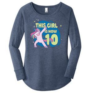 This Girl Is Now 10 Years Old Women's Perfect Tri Tunic Long Sleeve Shirt