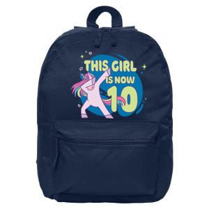 This Girl Is Now 10 Years Old 16 in Basic Backpack