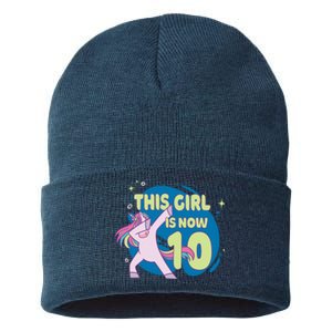 This Girl Is Now 10 Years Old Sustainable Knit Beanie