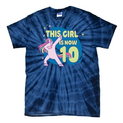 This Girl Is Now 10 Years Old Tie-Dye T-Shirt