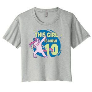 This Girl Is Now 10 Years Old Women's Crop Top Tee