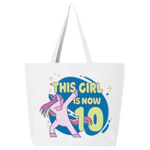 This Girl Is Now 10 Years Old 25L Jumbo Tote