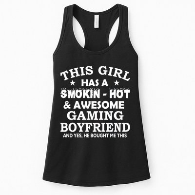This Girl Is Taken By Smokin Hot Awesome Gaming Boyfriend Womens Tank Top