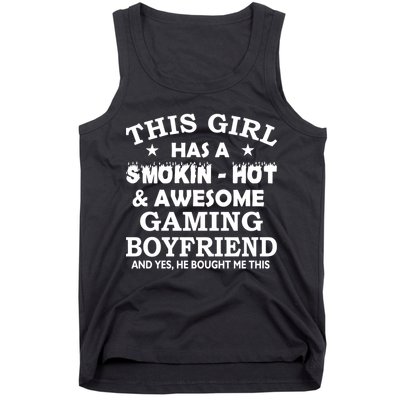 This Girl Is Taken By Smokin Hot Awesome Gaming Boyfriend Tank Top