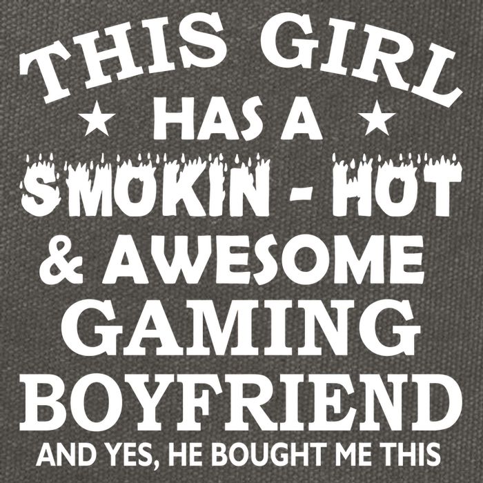 This Girl Is Taken By Smokin Hot Awesome Gaming Boyfriend Cotton Canvas Backpack