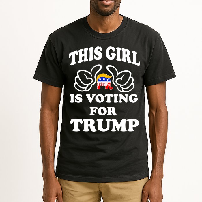This Girl Is Voting For Trump Tall T-Shirt