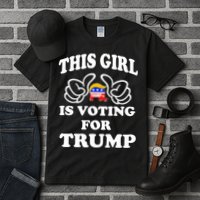 This Girl Is Voting For Trump Tall T-Shirt