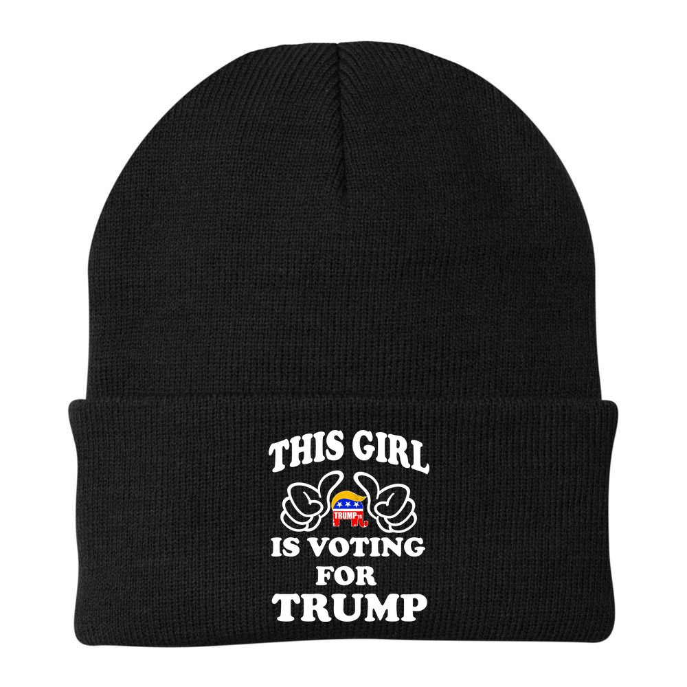 This Girl Is Voting For Trump Beanie