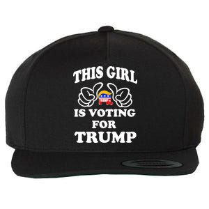 This Girl Is Voting For Trump Wool Snapback Cap