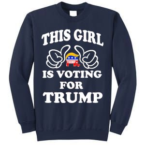 This Girl Is Voting For Trump Sweatshirt