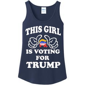 This Girl Is Voting For Trump Ladies Essential Tank