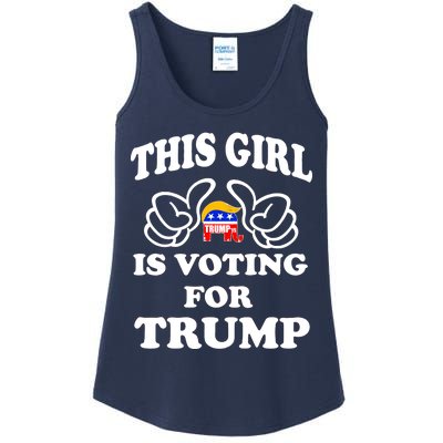 This Girl Is Voting For Trump Ladies Essential Tank