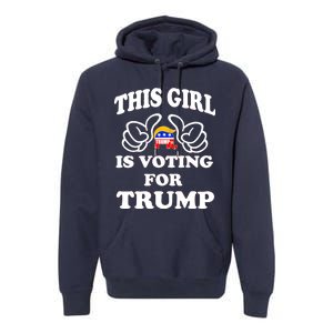 This Girl Is Voting For Trump Premium Hoodie