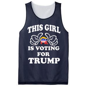 This Girl Is Voting For Trump Mesh Reversible Basketball Jersey Tank