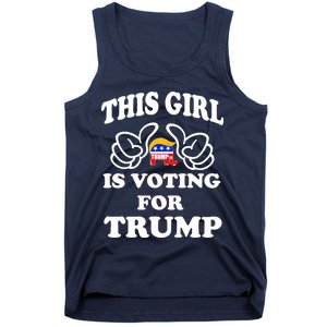 This Girl Is Voting For Trump Tank Top