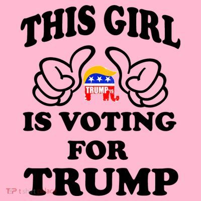 This Girl Is Voting For Trump T-Shirt