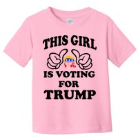 This Girl Is Voting For Trump Toddler T-Shirt