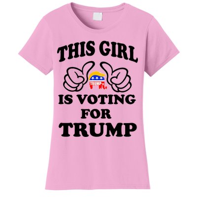 This Girl Is Voting For Trump Women's T-Shirt