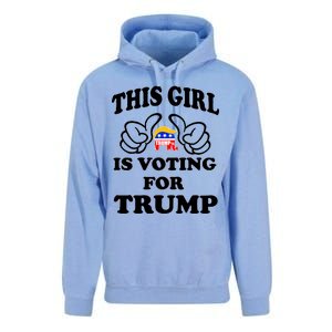 This Girl Is Voting For Trump Unisex Surf Hoodie