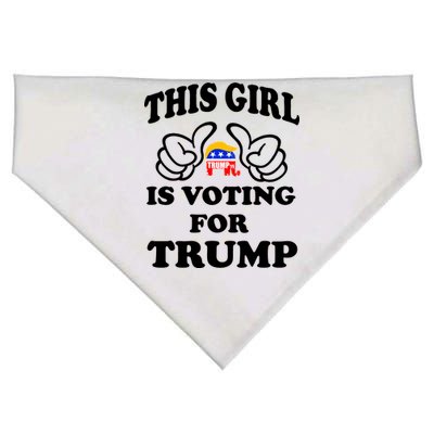 This Girl Is Voting For Trump USA-Made Doggie Bandana