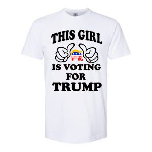 This Girl Is Voting For Trump Softstyle CVC T-Shirt