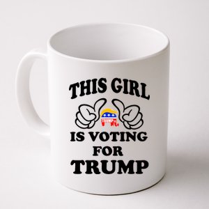 This Girl Is Voting For Trump Coffee Mug