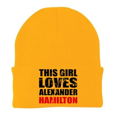 This Girl Loves Alexander Hamilton Knit Cap Winter Beanie