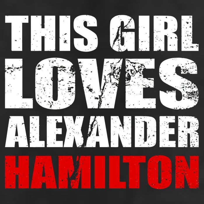 This Girl Loves Alexander Hamilton 7 Panel Mesh Trucker Snapback Hat
